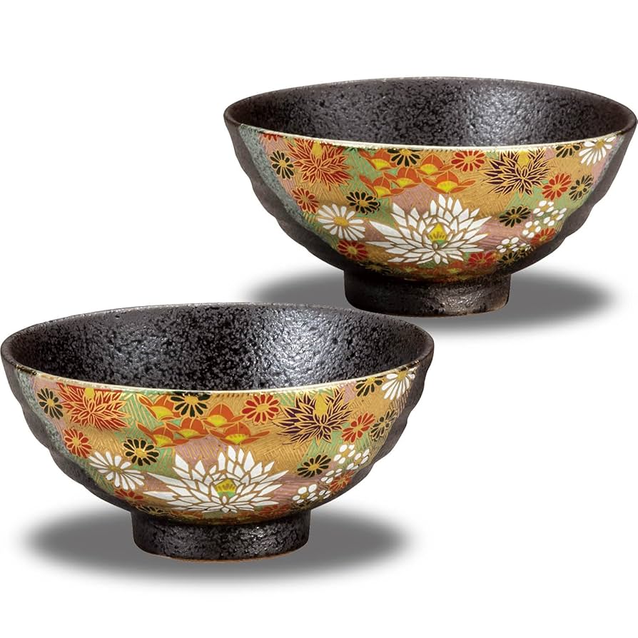 Amazon | 和座の蔵 夫婦茶碗 おしゃれ 食器 九谷焼 ペア ご飯